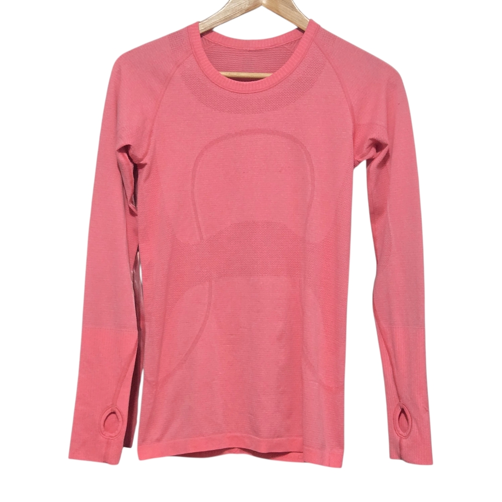 Lululemon Pink Swiftly Tech Long Sleeve Crew Top Womens Size  US 6
